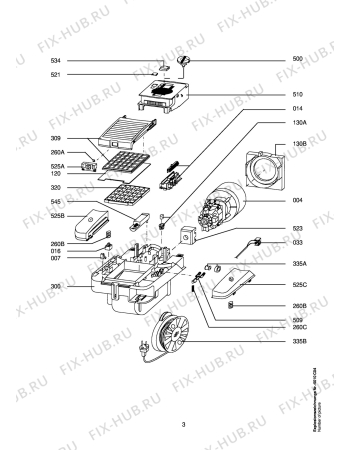 Взрыв-схема пылесоса Aeg TC TURBO - Схема узла Inner Unit